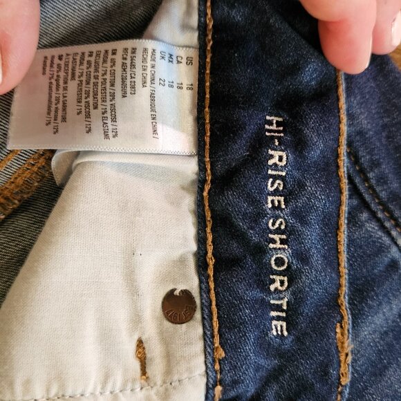 American Eagle Hi Rise Shortie / Sz 18 - Picture 2 of 7